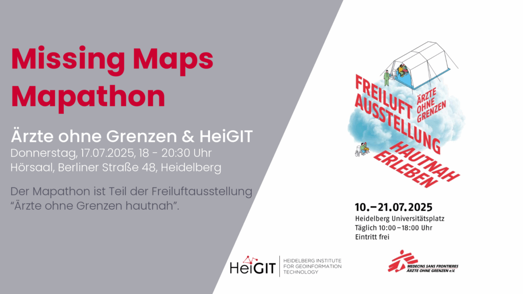 Mapathon mit Ärzte ohne Grenzen, 17.07.2025, Hörsaal Berliner Straße 48, Heidelberg