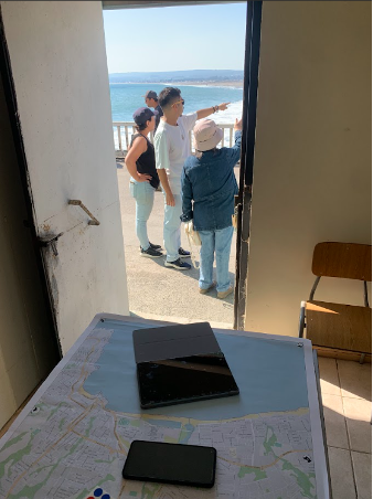 Blick aus dem Coastal Marine Observatory: Hier fand das Kartieren statt