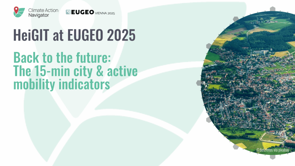 Back to the future: the 15-min city and active mobility indicators