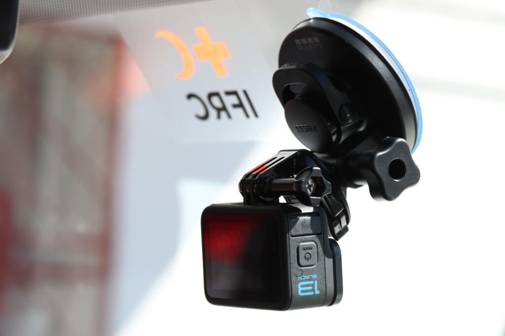 dash cam on an emergency vehicle