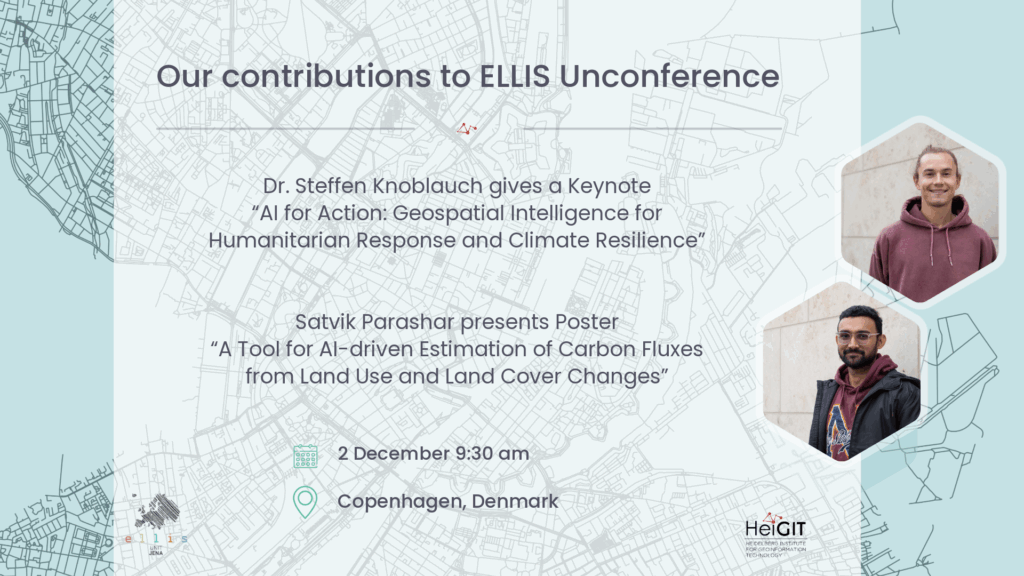 Event banner illustrating our contributions to the ELLIS Unconference.