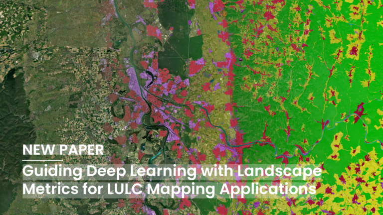 the graphic shows an areal view of a landscape